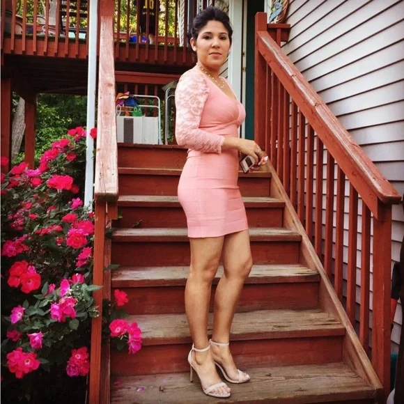 Bebe Dresses | Bebe Midi Bandage Dress | Color: Orange | Size: M | Pm-06014678'S Closet